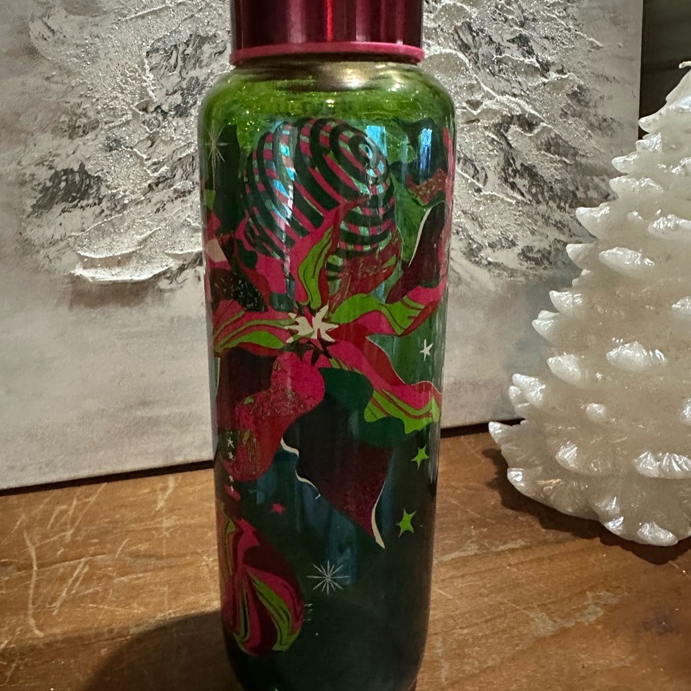 Starbucks Holiday glass tumbler